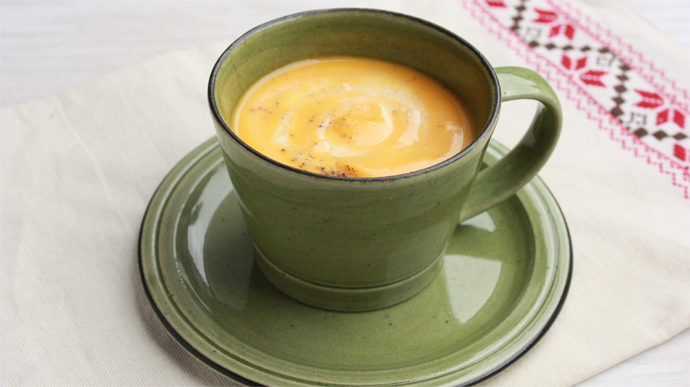 サカママレシピ ―免疫力アップ・人参のポタージュ―