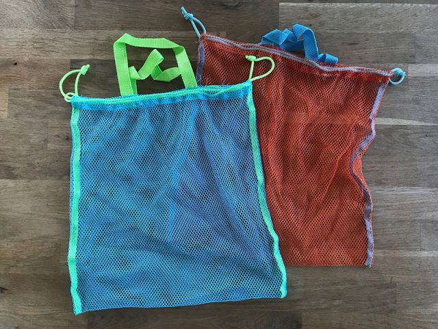 合宿便利アイテム1：メッシュバッグ