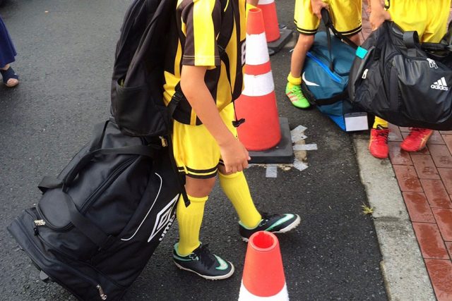 合宿便利アイテム5：キャリー付きのバッグ