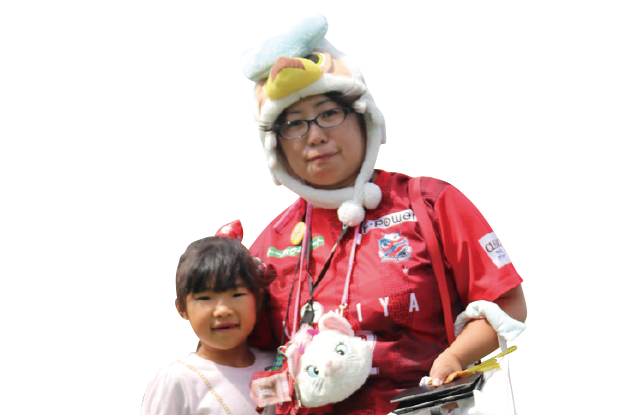 宮崎裕紀江さん・遥ちゃん(小1)