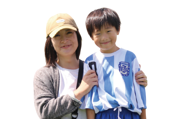 桑島果林さん・己弦くん(小1)