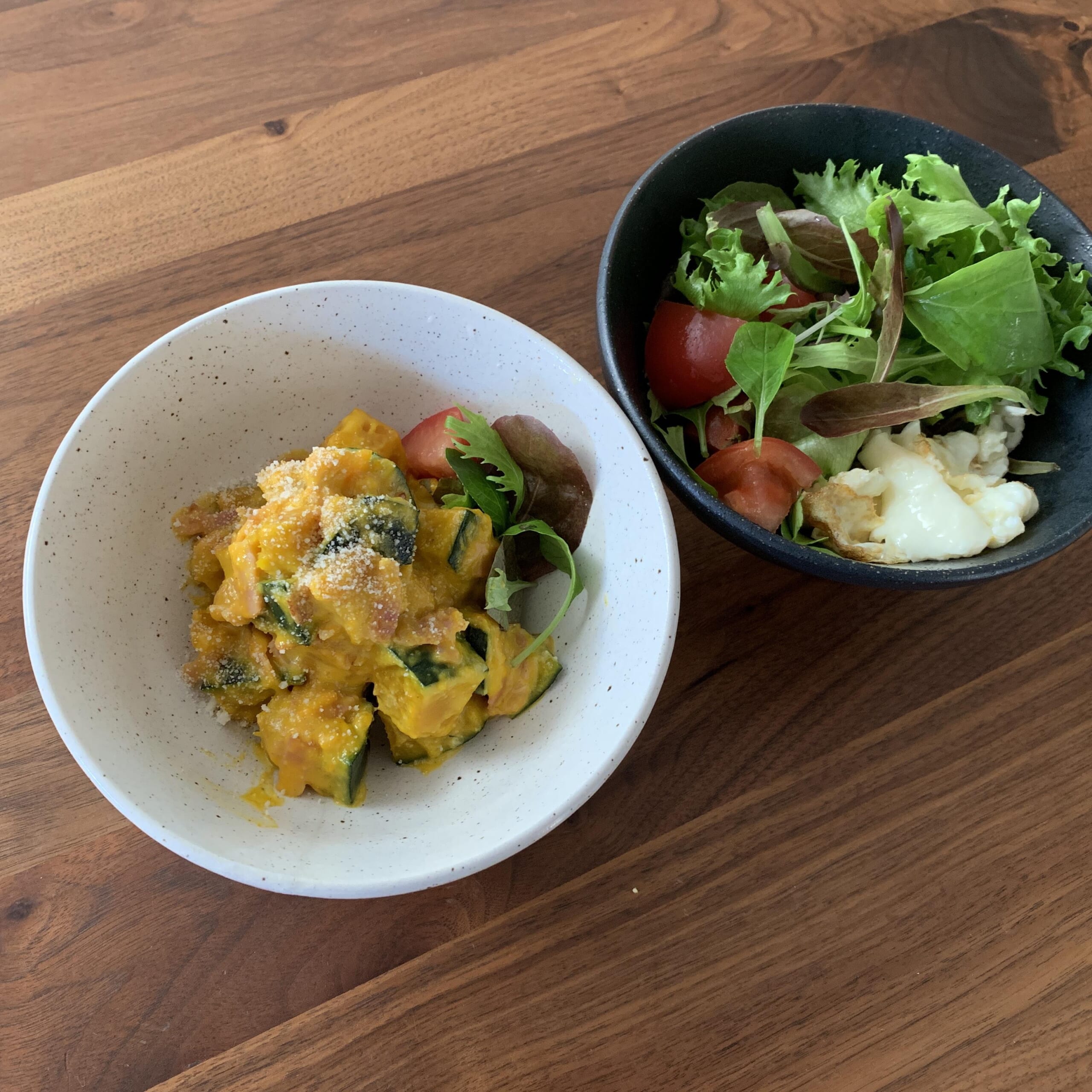 タンパク質カルシム入り✤チーズ風味のカボチャサラダ