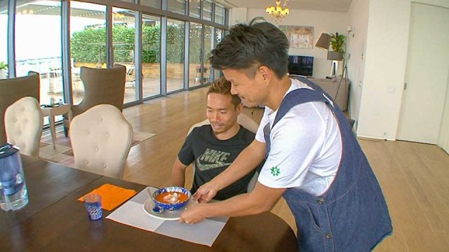 加藤超也シェフ、長友佑都選手