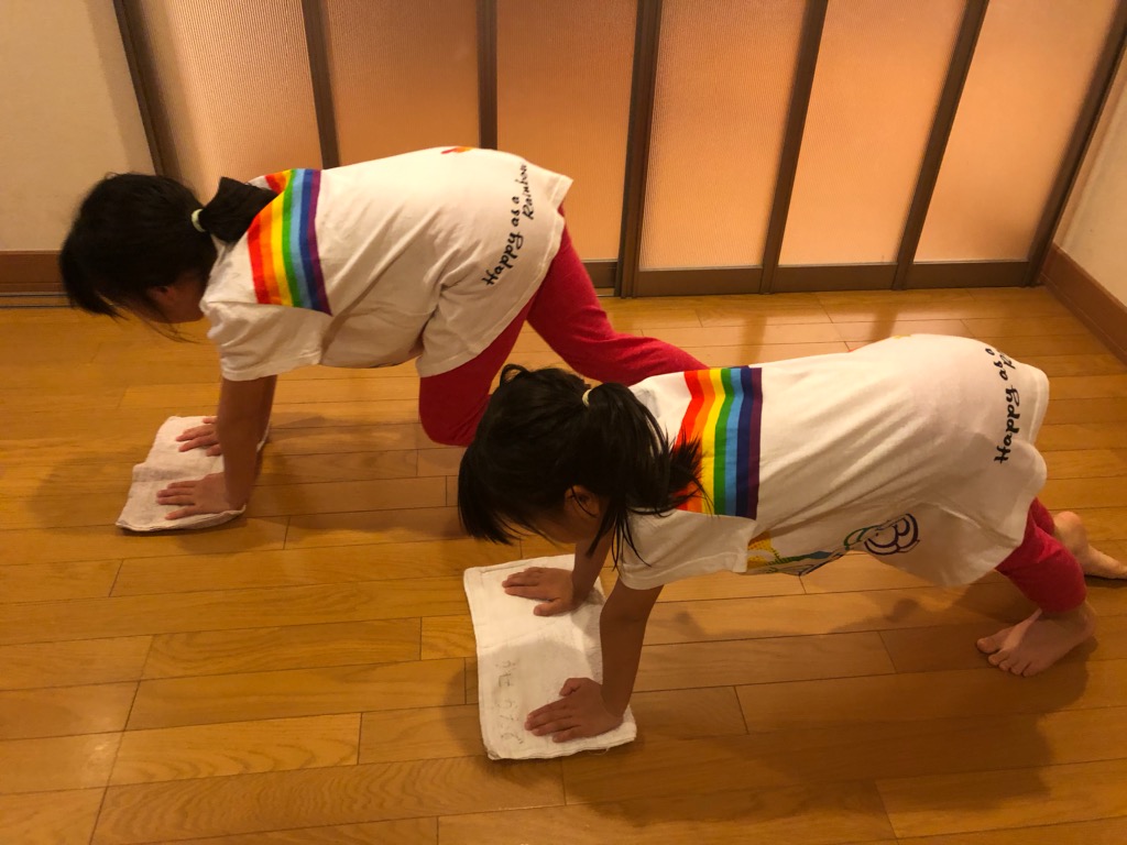 ママのお手伝いとトレーニングが同時に出来ちゃう○○とは！？