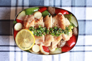 【サカママレシピ】15分で出来るお弁当☆葱ポン＆こんがりグリルチキン