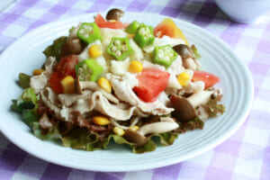 【サカママレシピ】疲労回復に☆冷しゃぶの長いもドレッシング添え