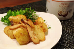 【サカママレシピ】抗酸化！ココナッツオイルのカレーポテト