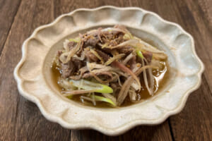 貧血対策に！牛肉のサッパリしゃぶしゃぶ