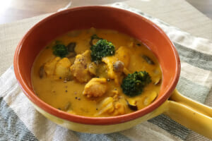 【サカママレシピ】煮込むだけ★豆乳入りチキンのカボチャシチュー