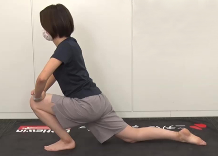 予防法「ふくらはぎのストレッチ」　