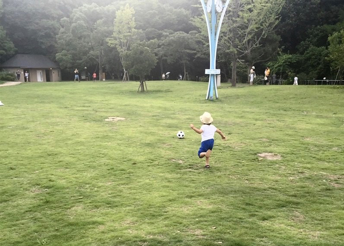 そっと成長を見守る　