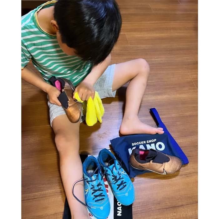 スパイクを大切にお手入れ