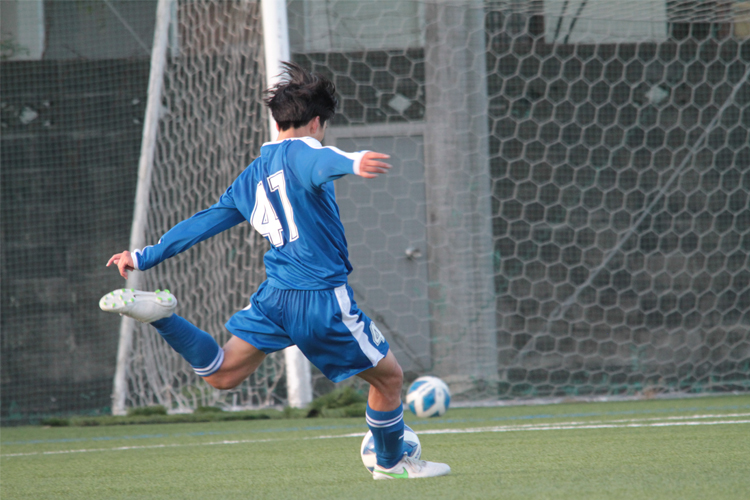 息子の試合風景