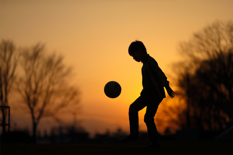 リフティング風景　