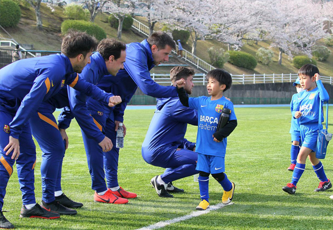 バルサアカデミーサマーキャンプ画像