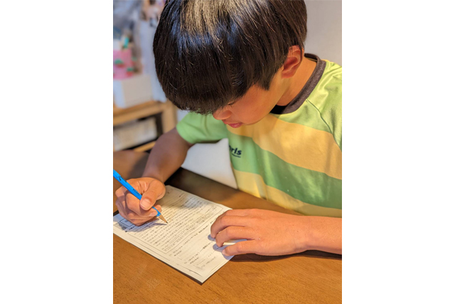 KUMONのおかげで学習習慣がついた！