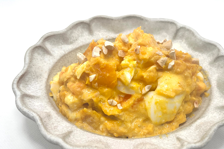 免疫力アップ☆カレーパンプキンサラダ