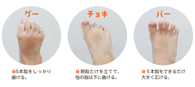 足指じゃんけん