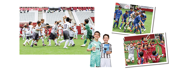 強豪チーム揃いとあってドリブルリレーはハイスピード・ハイレベルなレース展開に。1～3位のチームにはウタマロクリーナーなどが贈られました。