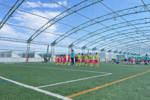 目指せ！未来のなでしこ！小さな女の子の、初めての2泊3日合宿