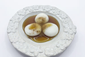 補食に☆豆腐白玉 メープルみたらし