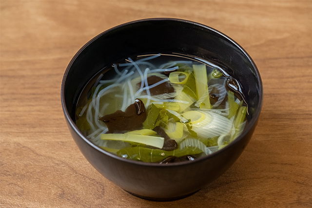 中華風春雨スープ