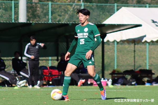 笠井冠晟選手の試合出場風景