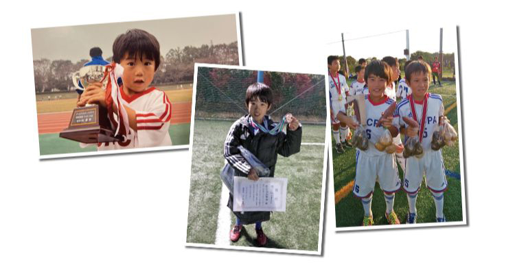 龍之介選手の幼少期の写真