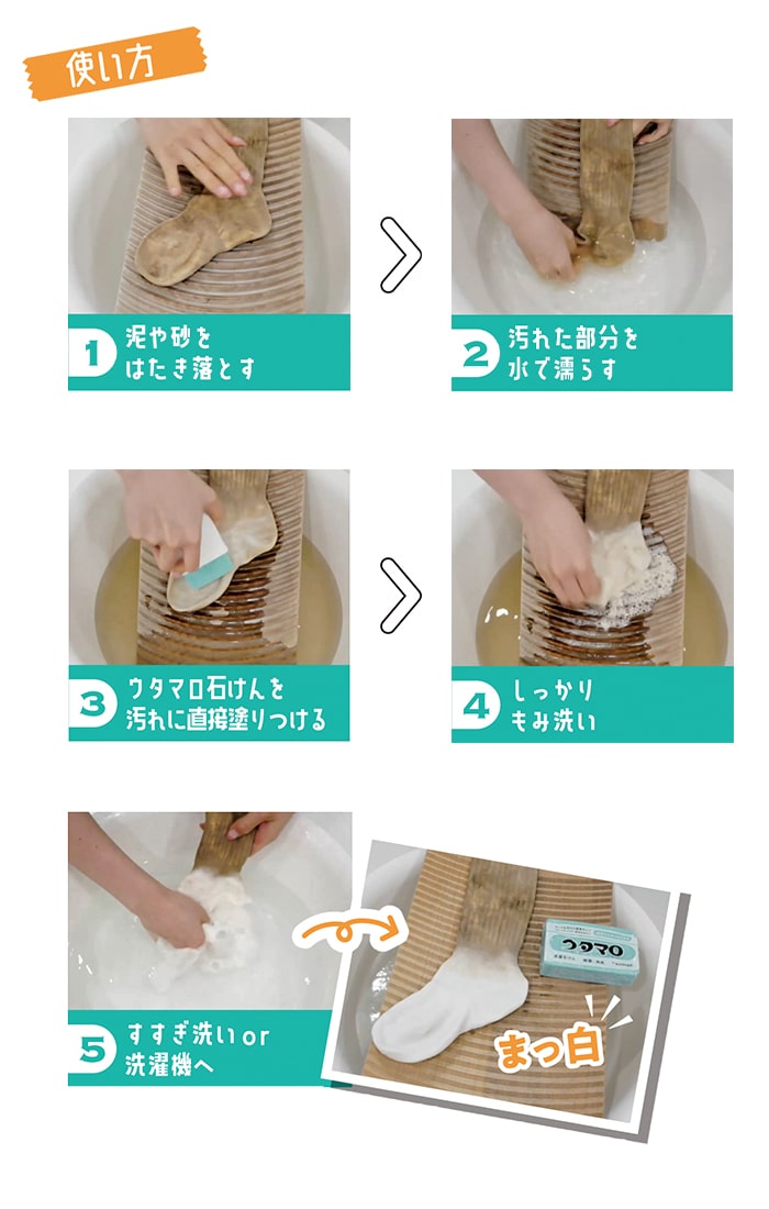 ウタマロ石けん使い方