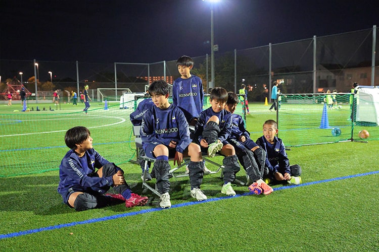 ザムストレッグウォーマー使用風景