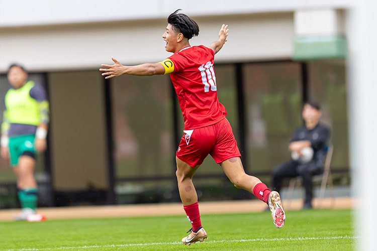 エースとしてチームを牽引する主将FW 齊藤琉稀空。