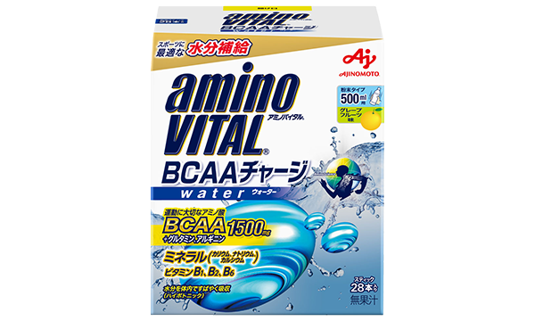 「アミノバイタル®BCAAチャージ」ウォーター商品画像