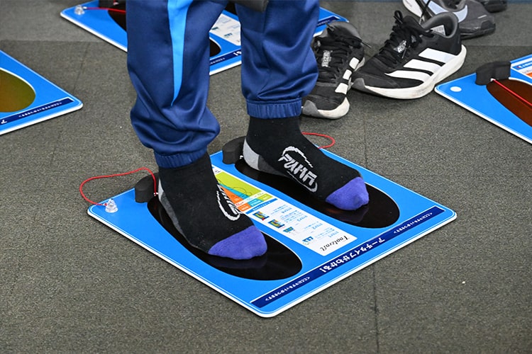 JFA 第49回全日本U-12サッカー選手権大会 ザムストブースの模様