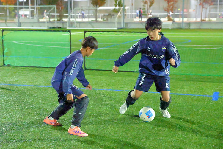 ザムストレッグウォーマー使用風景