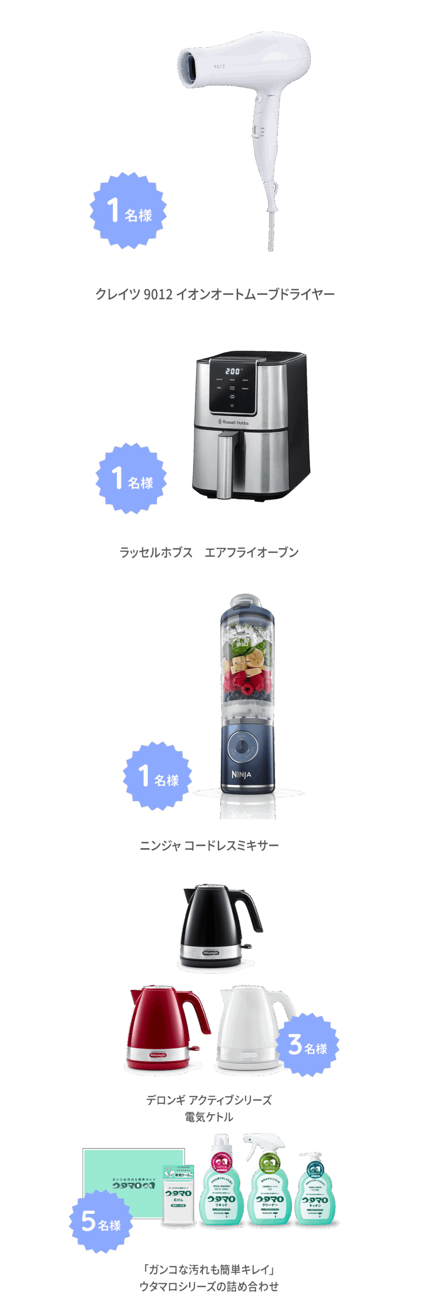 豪華賞品が当たる抽選会に申し込もう！